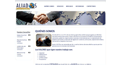 Desktop Screenshot of aliados.com.gt